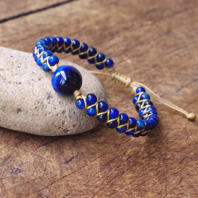 ReforestAustralia™ Natural Stone Charm Warp Bracelet(Plants 1 Tree)🌲