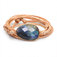Load image into Gallery viewer, ReforestAustralia™ Natural Stone Labradorite Boho Bracelet(Plants 1 Tree)🌲
