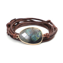 Load image into Gallery viewer, ReforestAustralia™ Natural Stone Labradorite Boho Bracelet(Plants 1 Tree)🌲
